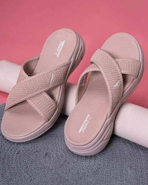RED TAPE Women Open-Toe Slip-On Flip-Flops