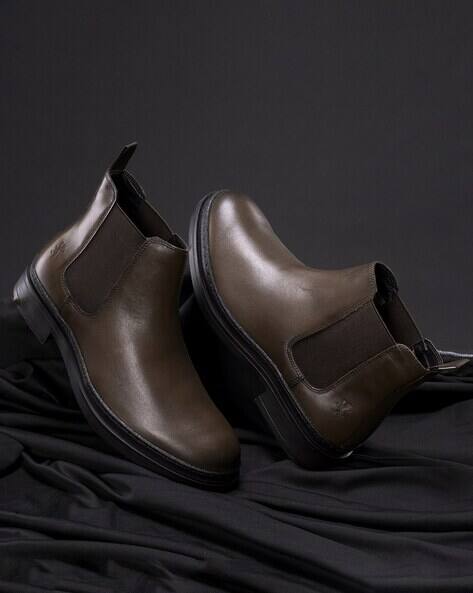 RED TAPE Men Chelsea Boots with Genuine Leather Upper