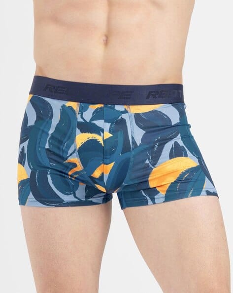 RED TAPE Men Graphic Print Trunks with Elasticated Waist
