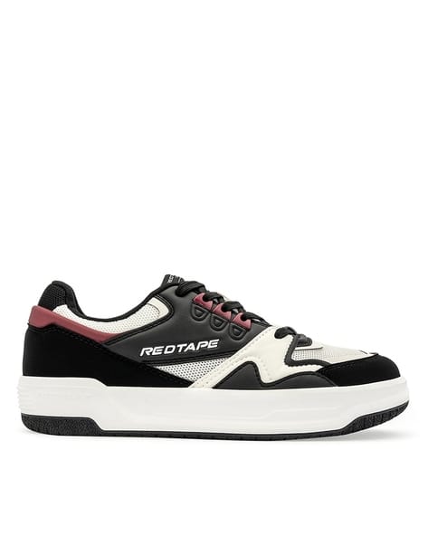 RED TAPE Men Low-Top Lace-Up Shoes Red - Image 2