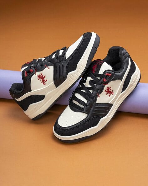 RED TAPE Men Lace-Up Elegantly Rounded Front Lifestyle Sneakers