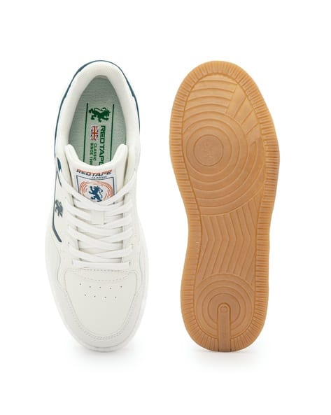 RED TAPE Colourblock Mid-Top Casual Shoes Red - Image 5