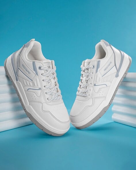Women Round-Toe Lace-Up Sneakers