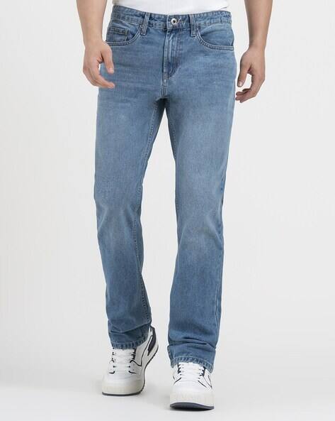 RED TAPE Men Washed Straight Jeans