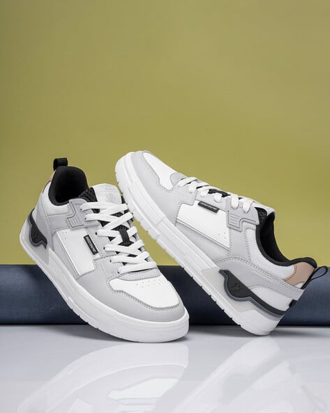 RED TAPE Men Low-Top Lace-Up Shoes Red - Image 1