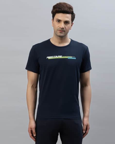 RED TAPE Men Typographic Print T-Shirt