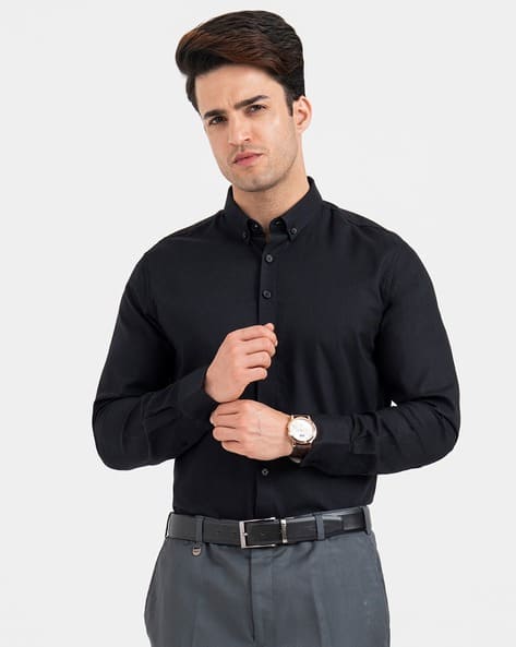 RED TAPE Men Loose Fit Cotton Classic Shirt