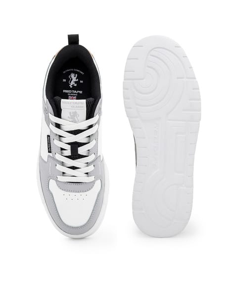 RED TAPE Men Low-Top Lace-Up Shoes Red - Image 7