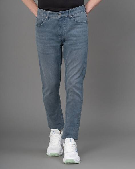 RED TAPE Men Relaxed Fit Jeans with 5-Pocket Styling
