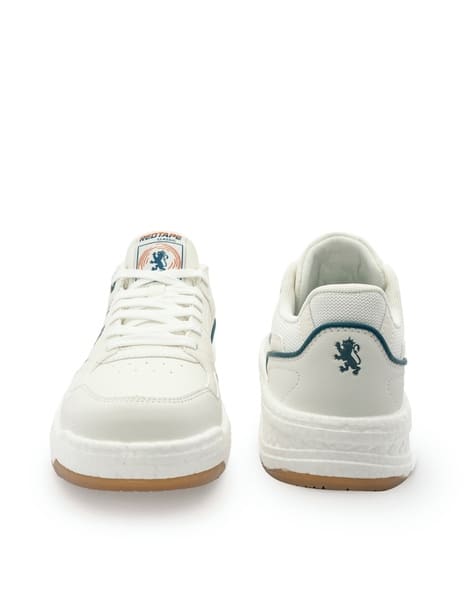RED TAPE Colourblock Mid-Top Casual Shoes Red - Image 4
