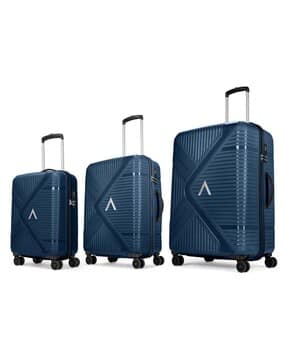 aristocrat Unisex Set of 3 Tolley Bags with TSA Lock-picture-19