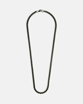 snitch Men Silver-Plated Twisted Chain-picture-39