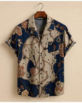 buda jeans co Men Printed Regular Fit Shirt with Spread Collar-picture-27
