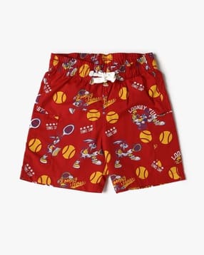 yousta Boys Printed Regular Fit Cotton Shorts-picture-32