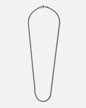 snitch Men Silver-Plated Twisted Chain-picture-39