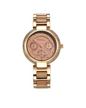 Women Acetate Glam Water-Resistant Analogue Watch-NU95187KD03-image-0