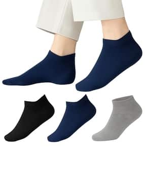buda jeans co Men Pack of 3 Ankle-Length Socks-picture-31