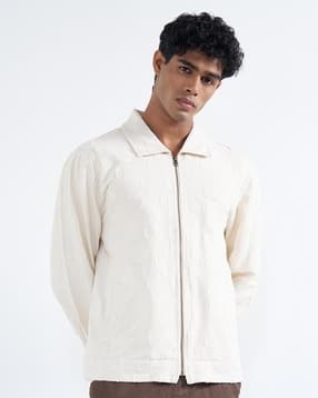 7 alt by pantaloons Men Regular Fit Zip Front Jacket-picture-11