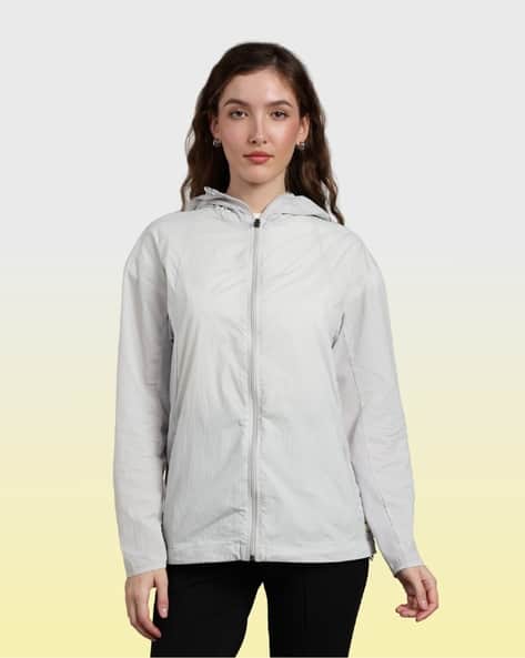 BLUE TYGA Women Ultra-Light Hooded UV Jacket