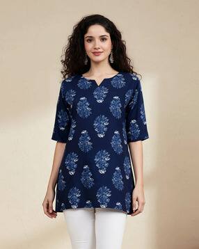 popmantra Women Floral Print Straight Kurti-picture-21