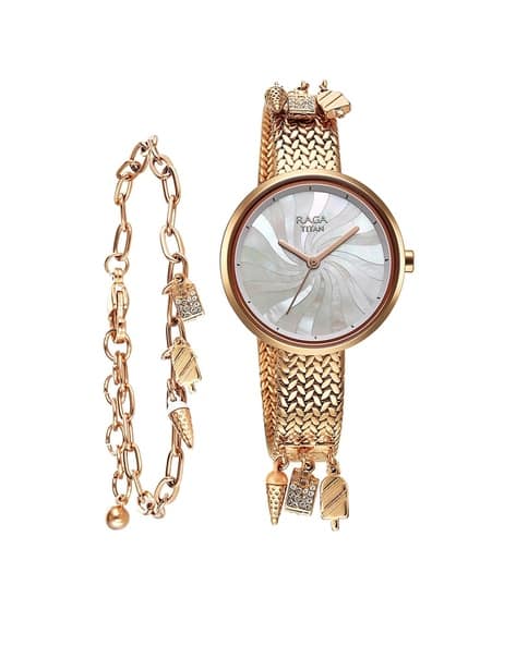 TITAN Women Water-Resistant Analogue Watch-NU95253WM01F
