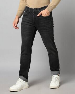 men brandon lightly washed slim tapered fit jeans