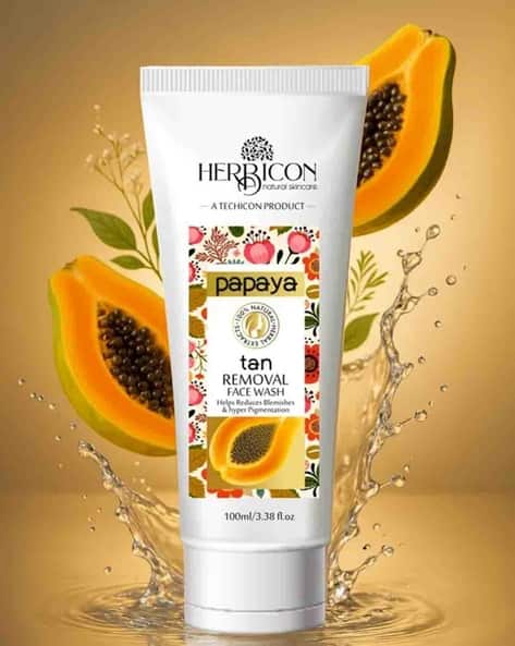 HERBICON Papaya TAN Removal Face Wash