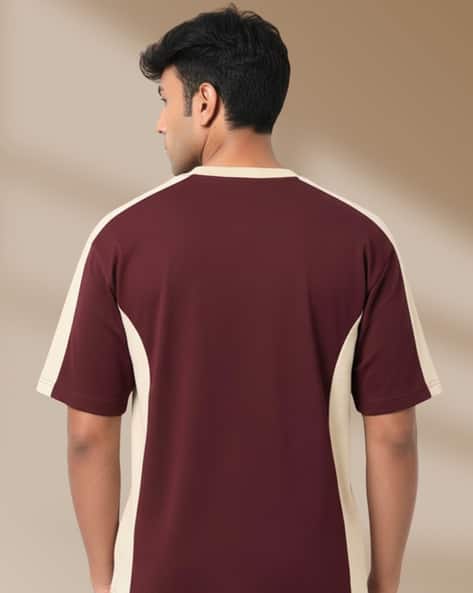 COOL PLUS Men Typographic Print Oversized Crew-Neck T-Shirt - Image 3