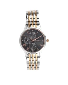 Analogue Watch with Stainless Steel Strap-NU2569KM03-image-45