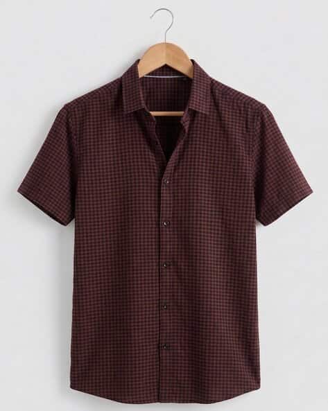 TIGERSNAKE Men Checked Regular Fit Shirt