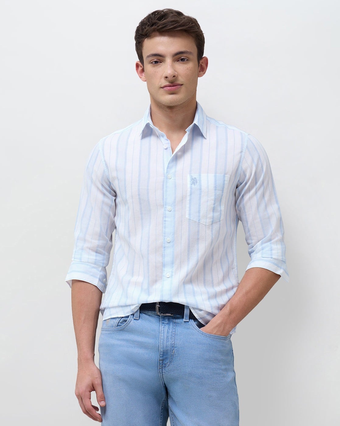 Men Striped Regular Fit Shirt