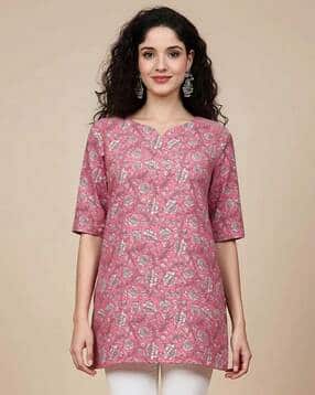 popmantra Women Floral Print Straight Kurti-picture-26