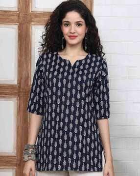 popmantra Women Printed Straight Kurti-picture-15