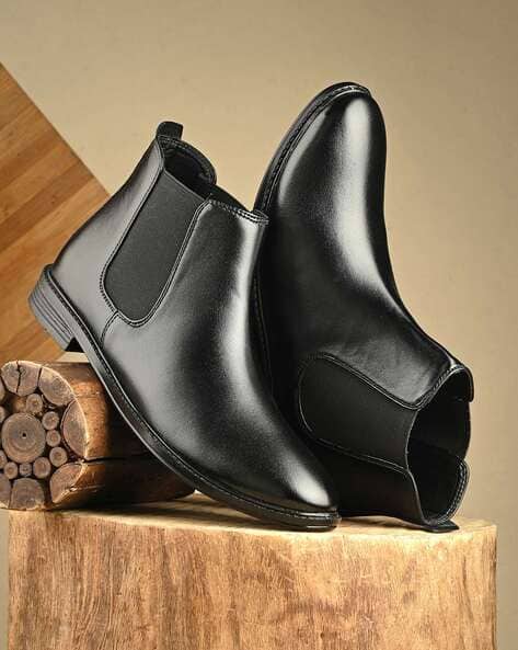 strapless open back dress BXXY Men Boots With PU Upper For Men (Tan, 10)