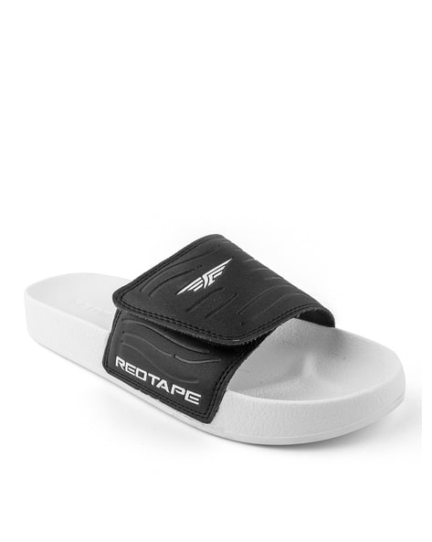 RED TAPE Open-Toe Slip-On Flat Slides