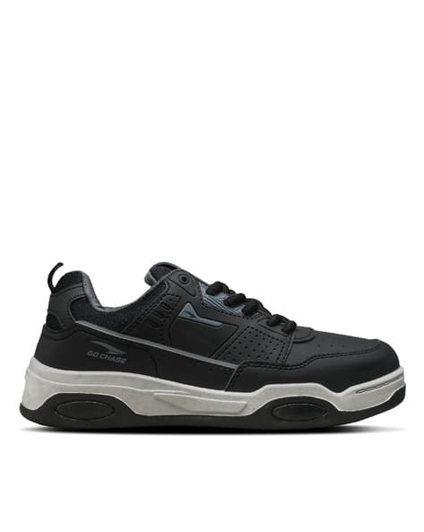 ASIAN Men Round-Toe Lace-Up Sneakers