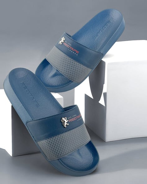Buy RED TAPE Open-Toe Slip-On Flip-Flops Online | Ajio.com