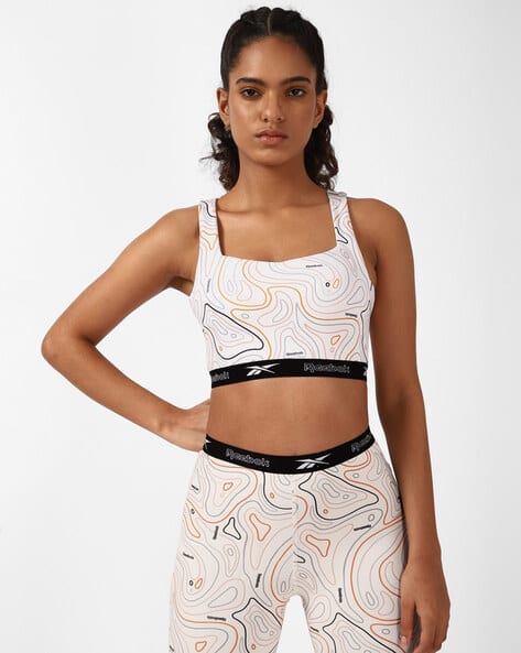 Reebok Printed Non-Wired Sports Bra