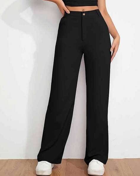 Buda Jeans Co Relaxed Fit Flat-Front Pants