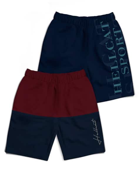 Hellcat Pack of 2 Typographic Shorts