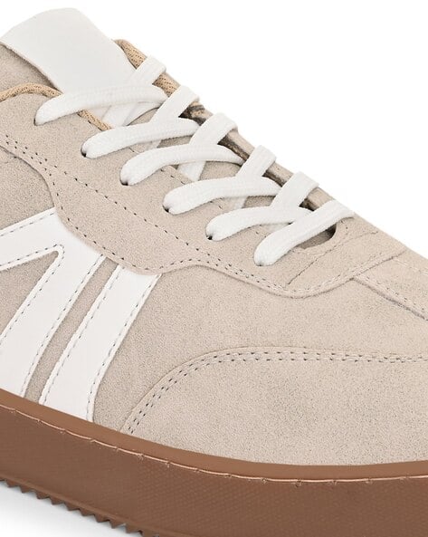 Buy MACTREE Men Colourblock Lace-Up Sneakers Online | Ajio.com