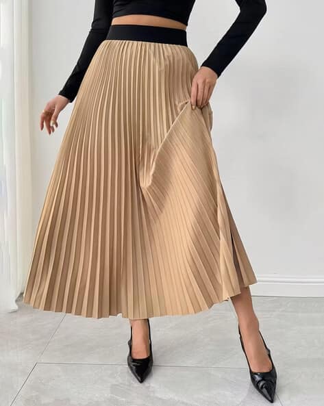 ZWERLON X AG Women High-Rise Flared Skirt