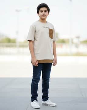 v-mart Boys Printed Regular Fit Round-Neck T-Shirt-picture-22