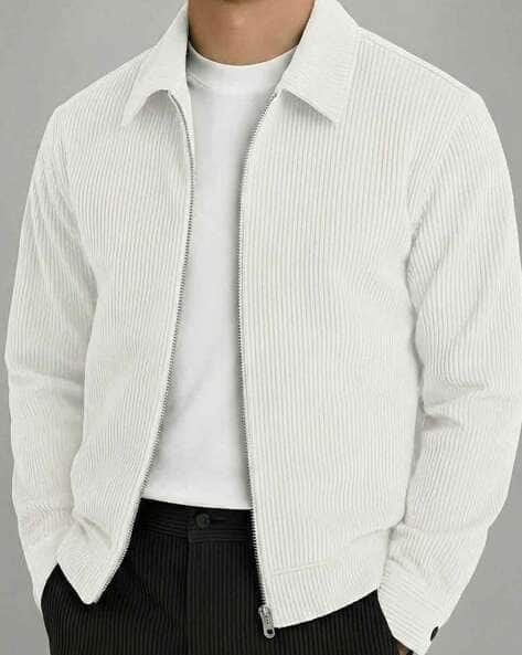 Hoodler Men Regular Fit Zip-Front Shacket