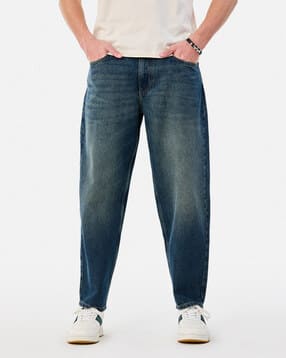snitch Men Relaxed Fit Mid-Rise Jeans-picture-11