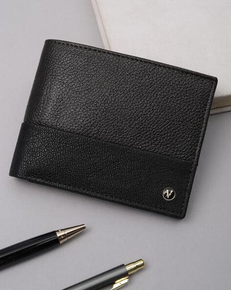 VAN HEUSEN Men Metal Logo Bi-Fold Wallet
