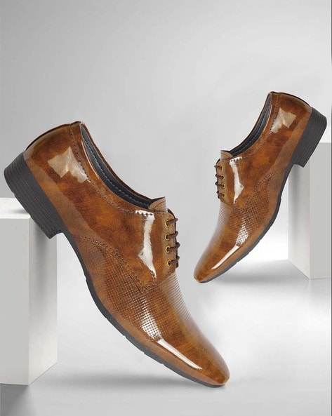 aadi Men Round-Toe Lace-Up Formal Shoes
