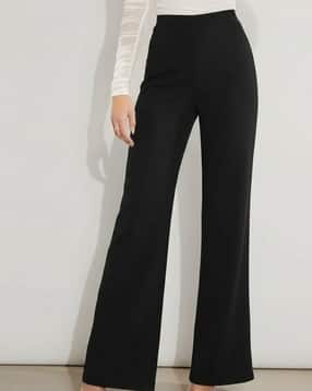 kotty Women Crepe Straight Fit Pants-picture-10