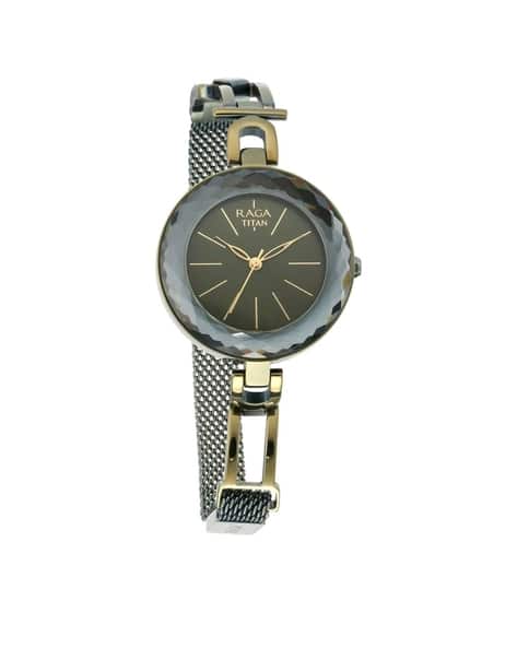 TITAN Analogue Watch with Metallic Strap-NU95122QM01