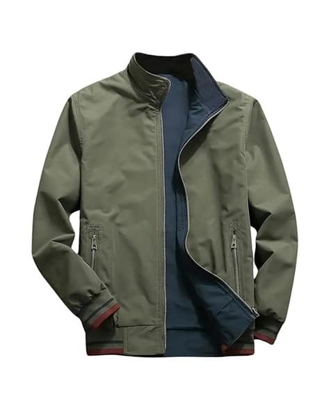 POSHAX Men Regular Fit Zip-Front Track Jacket